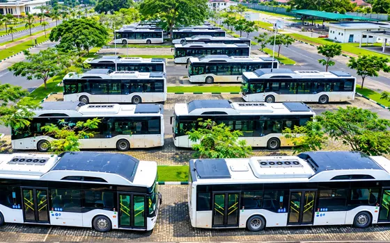 50 CNG Buses for Inter-City Commute